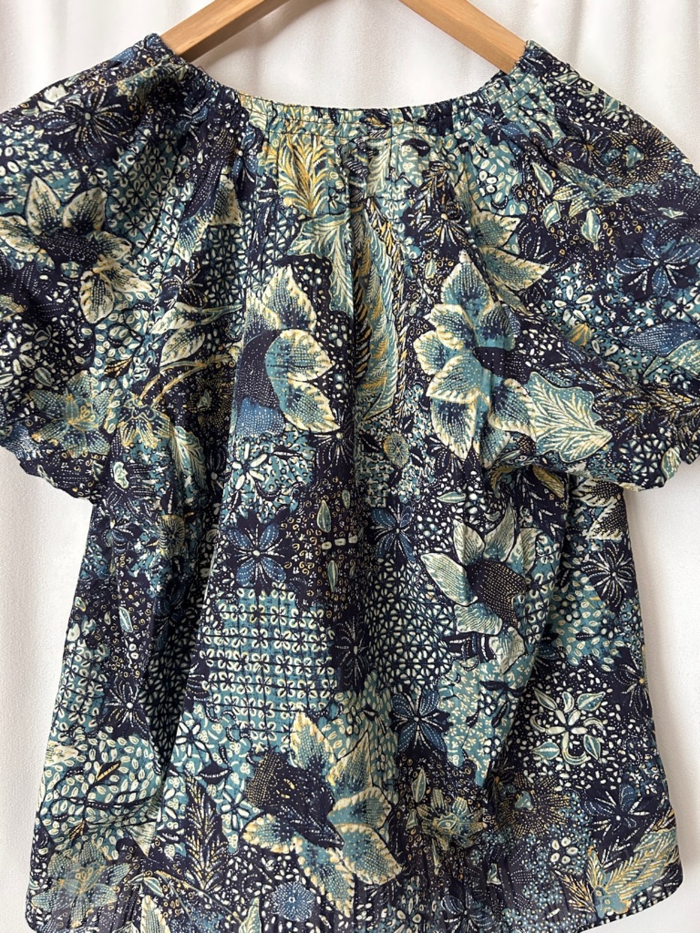 Ulla Johnson NWT Issa Portofino Short Sleeve Tunic Top Blouse Shirt **Size 6** - Picture 9 of 10